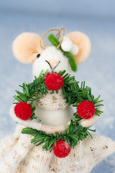 Joyful Juliet Mouse Ornament