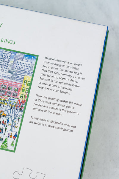 1000-Piece Christmas In the City Jigsaw Puzzle by Michael Storrings