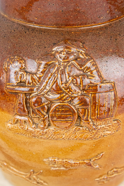 1876 Silver Rimmed Harvest Jug