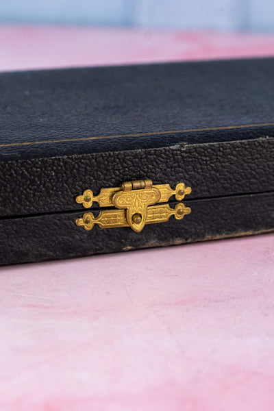 1902 Mother of Pearl and Sterling Cake Knife & Fork