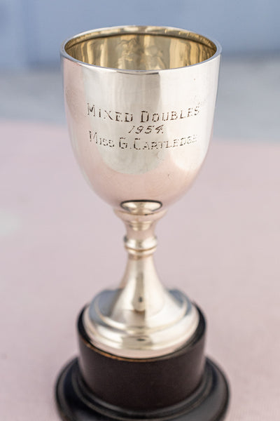 1954 Mixed Doubles Sterling Trophy