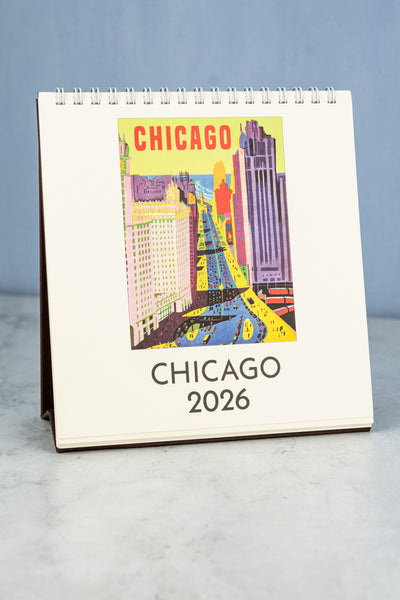 2026 Chicago Desk Calendar