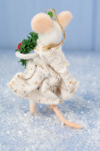 Joyful Juliet Mouse Ornament