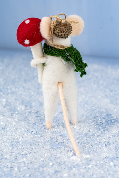 Mushroom Max Mouse Ornament