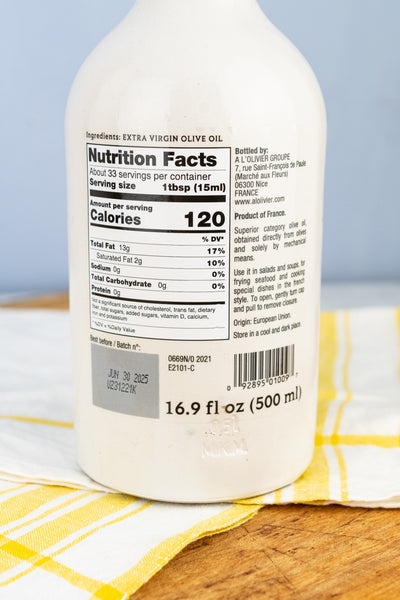 A l'Olivier Extra Virgin Olive Oil