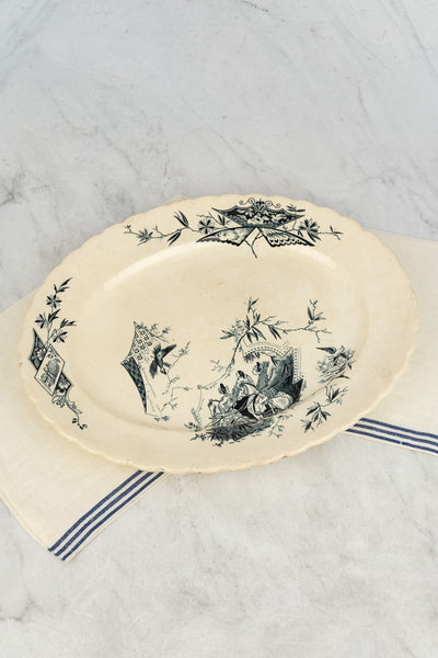Antique English Transferware Platter
