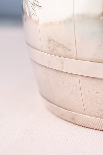 Antique Canadian Silverplate Biscuit Barrel