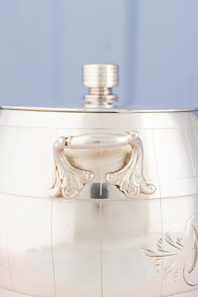 Antique Canadian Silverplate Biscuit Barrel
