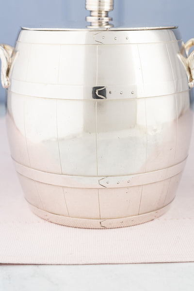 Antique Canadian Silverplate Biscuit Barrel