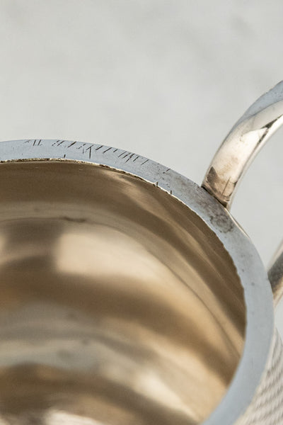 Antique Engine-Turned Silverplate Tea Set