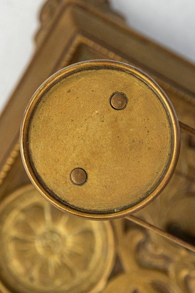 Antique English Brass Postage Scale