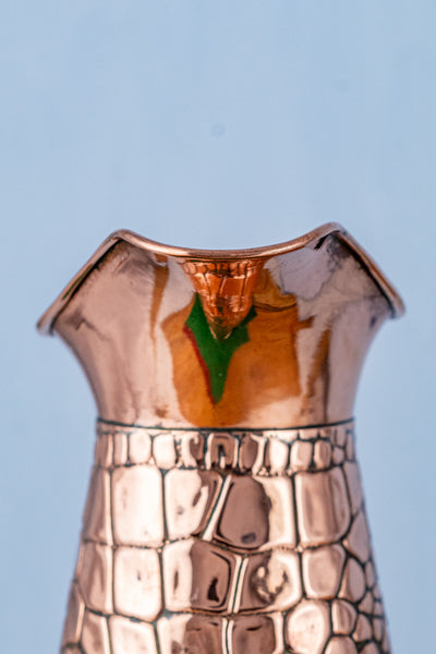 Antique English Copper Crocodile Pitcher