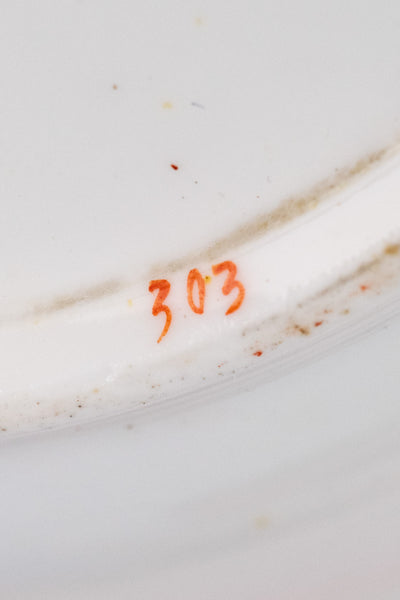 Antique English Imari Cup & Saucer