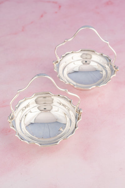 Antique English Silverplate Bon Bon Eperne