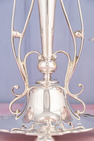 Antique English Silverplate Bon Bon Eperne