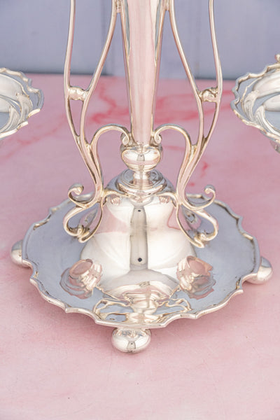 Antique English Silverplate Bon Bon Eperne