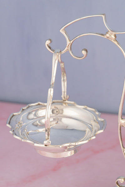 Antique English Silverplate Bon Bon Eperne