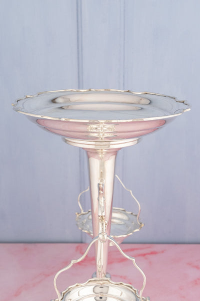 Antique English Silverplate Bon Bon Eperne