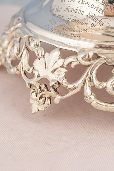 Antique English Silverplate Candelabra Épergne