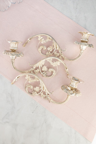 Antique English Silverplate Candelabra Épergne