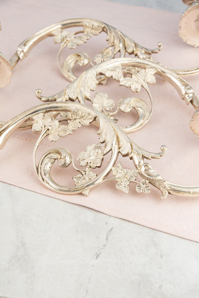 Antique English Silverplate Candelabra Épergne