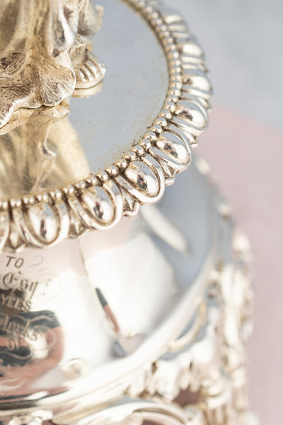 Antique English Silverplate Candelabra Épergne