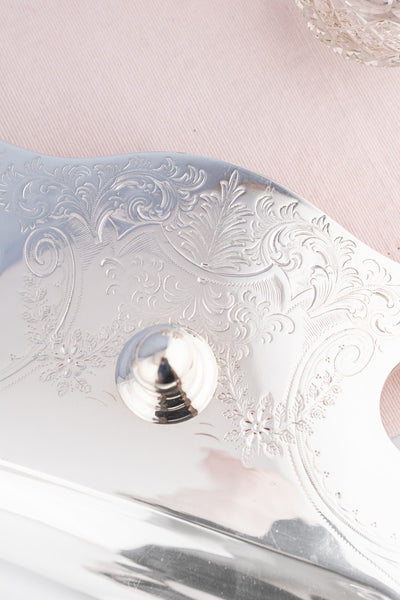 Antique English Silverplate Desk Stand