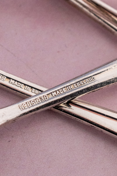 Antique English Silverplate Egg Cruet - Service for 6