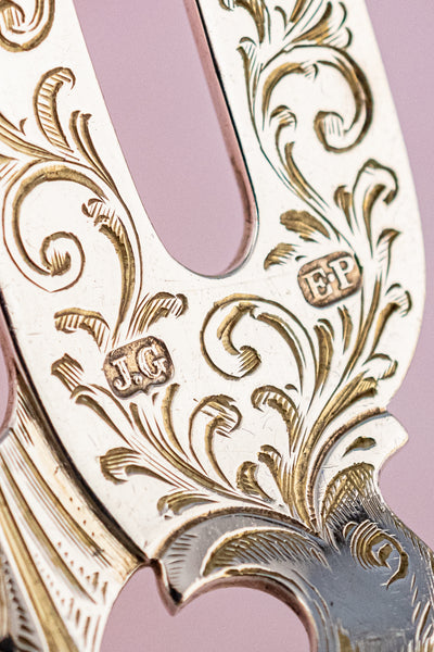 Victorian Silverplate Fish Servers