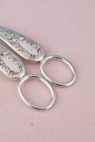 Antique English Silverplate Grape Shears