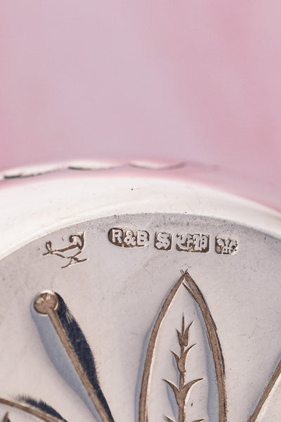 Victorian English Silverplate Milk and Sugar Set in Stand