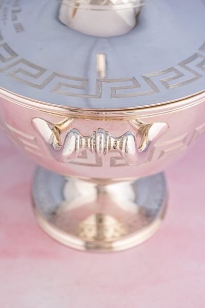 Antique Silverplate Tureen Trophy
