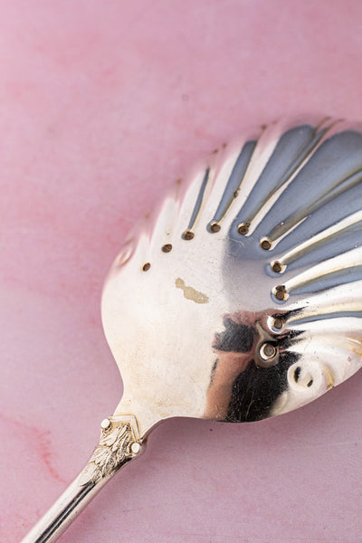 Antique Silverplate Serving Spoons