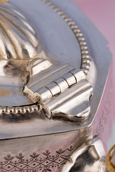 Victorian English Silverplate Teapot