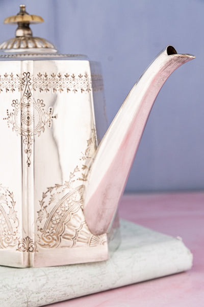 Victorian English Silverplate Teapot