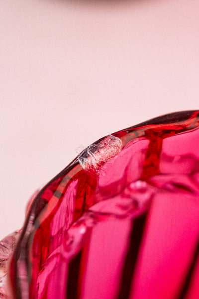 Antique English Silverplate and Cranberry Glass Condiment Stand