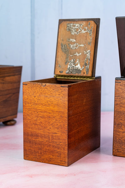 Antique English Tea Caddy