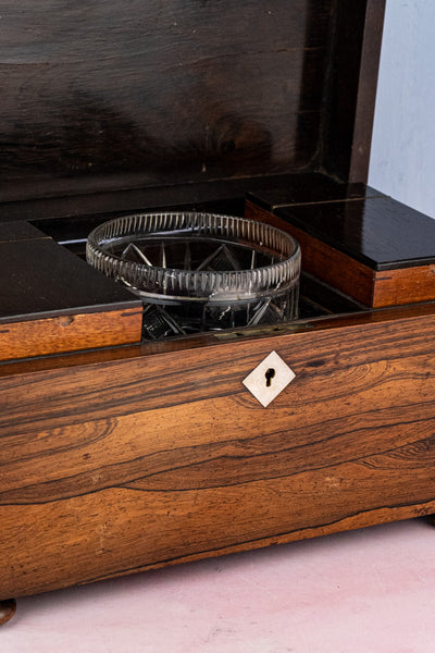 Antique English Tea Caddy