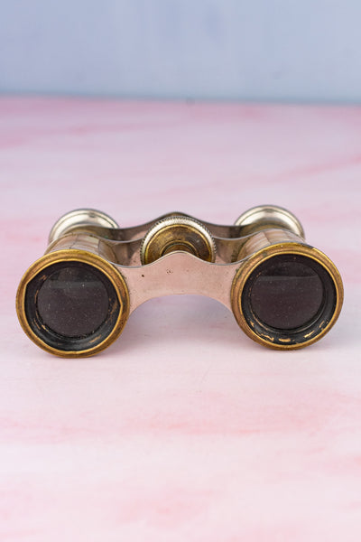 Antique French Belle Époque Mother of Pearl Opera Glasses