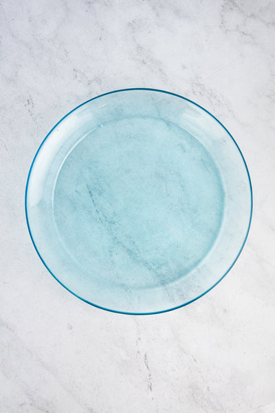 Antique French Enameled Glass Decanter with Glasses & Tray