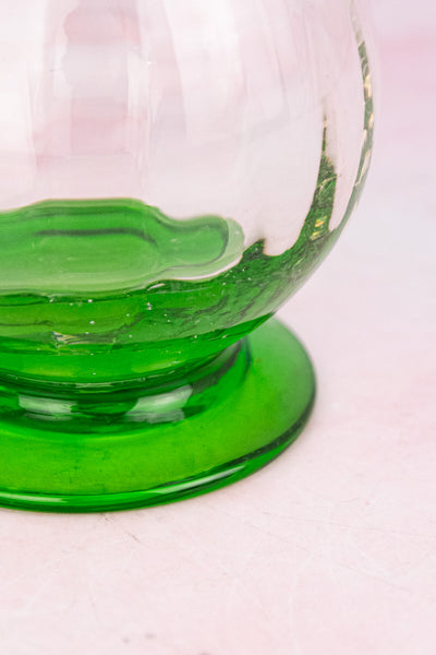 Antique French Green Glass Aperitif Set