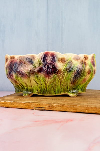 Antique French Majolica Jardinère