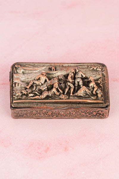 Antique French Match Safe