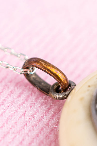 Antique French Miniature Portrait Necklace