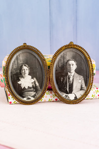 Antique French Petite Frame Pair