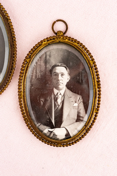 Antique French Petite Frame Pair