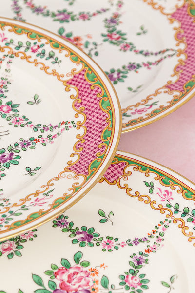 Antique Samson, Edmé et Cie Plates - Set of 4
