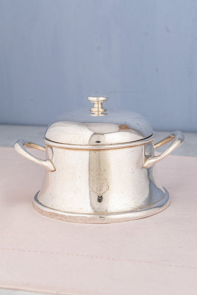 Antique French Silverplate Christofle Sugar Bowl