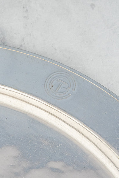 Antique French Silverplate Oceanliner Tray