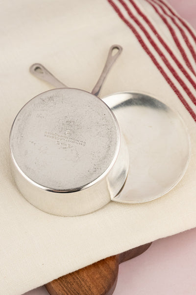 Vintage French Silverplate Lasserre Restaurant Saucepot